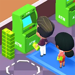 Idle Bank Tycoon MOD APK Logo